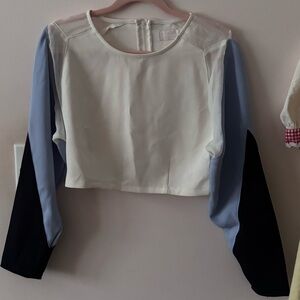 STYLENANDA COLORBLOCK CROP TOP 🐳